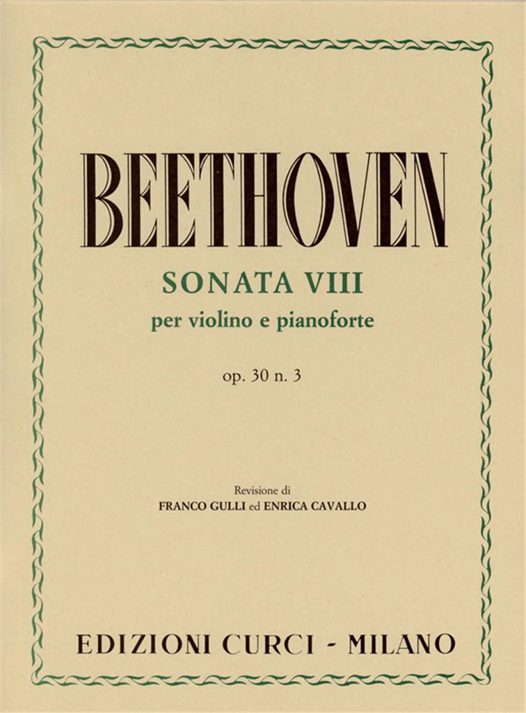 Sonata Viii Op. 30 N. 3